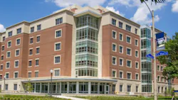 A student who lived at Bousfield Hall at the University of Illinois at UrbanaChampaign has been charged with killing a newborn baby in the bathroom of her suite
