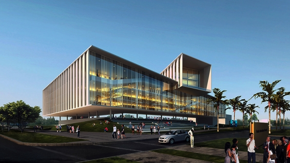 A rendering of Florida International39s plans for a new engineering building