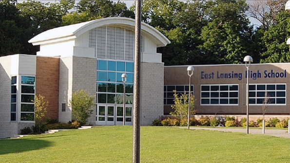 East Lansing High School is one of seven campuses in the district with faucets producing water with excessive levels of lead