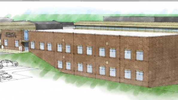 Rendering of new Carlisle County Elementary School