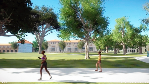 Rendering of plans for the RELLIS campus on the former Bryan air force base