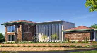Rendering of home planned for the Byrum School of Business.