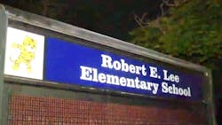 Robert E Lee Elementary School in San Diego has been renamed Pacific View Leadership Elementary Robert E Lee Elementary School in San Diego has been renamed Pacific View Leadership Elementary