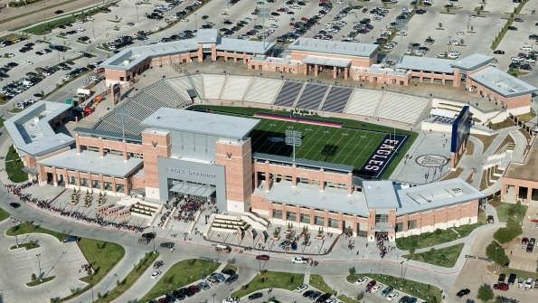 Eagle Stadium in the Allen Texas district reopened in June 2015
