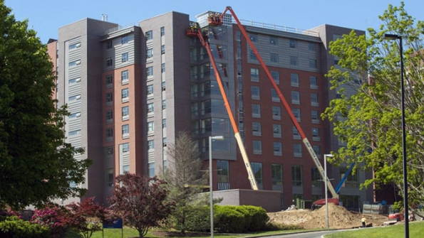 The Next Generation Connecticut Hall is scheduled to open later this summer at the University of Connecticut