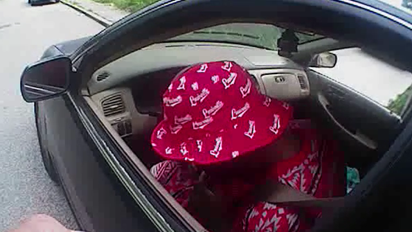 A police body camera shows Sam Dubose pulled over in July 2015 on a traffic stop before he was shot to death by a University of Cincinnati officer