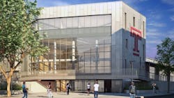 A rendering of Health and Wellness Center planned at Temple University A rendering of Health and Wellness Center planned at Temple University