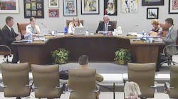The Jefferson County (Colo.) school board discussed its facilities master plan Tuesday night.