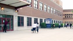 A Chicago school district employee was shot to death Thursday afternoon outside McNair Elementary School A Chicago school district employee was shot to death Thursday afternoon outside McNair Elementary School