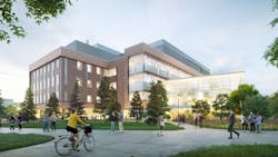 Rendering of science building under construction at the University of WisconsinStevens Point Rendering of science building under construction at the University of WisconsinStevens Point