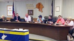 Under threat of state takeover the Boone Couny WVa board approved a budget Under threat of state takeover the Boone Couny WVa board approved a budget