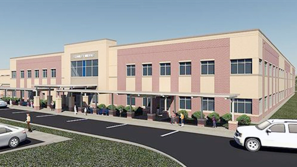 Rendering of plans for the new Stanley Middle School in Stanley NC