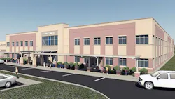 Rendering of plans for the new Stanley Middle School in Stanley NC