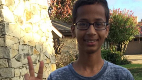 A photo of Ahmed Mohamed posted on Twitter in September 2015