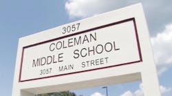 Coleman Middle School opened Monday in Duluth, Ga.