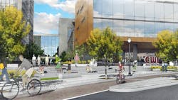 Rendering of plans for a College of Western Idaho campus in Boise Rendering of plans for a College of Western Idaho campus in Boise