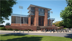 Rendering of plans for a new Alvin district stadium Rendering of plans for a new Alvin district stadium