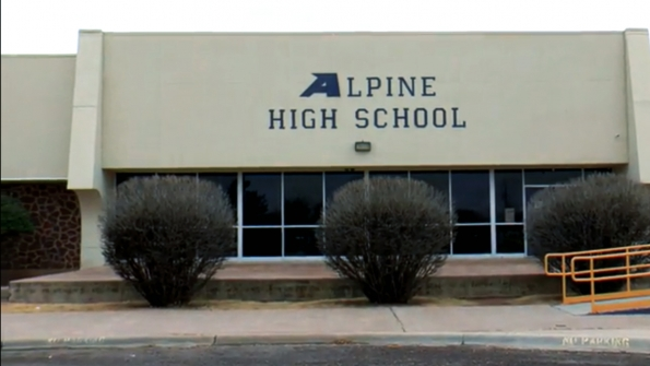 Alpine High School in Alpine Texas