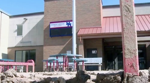 Herbert Hoover High in Kanawha County, W.Va., will be rebuilt after sustaining significant damage in flooding.