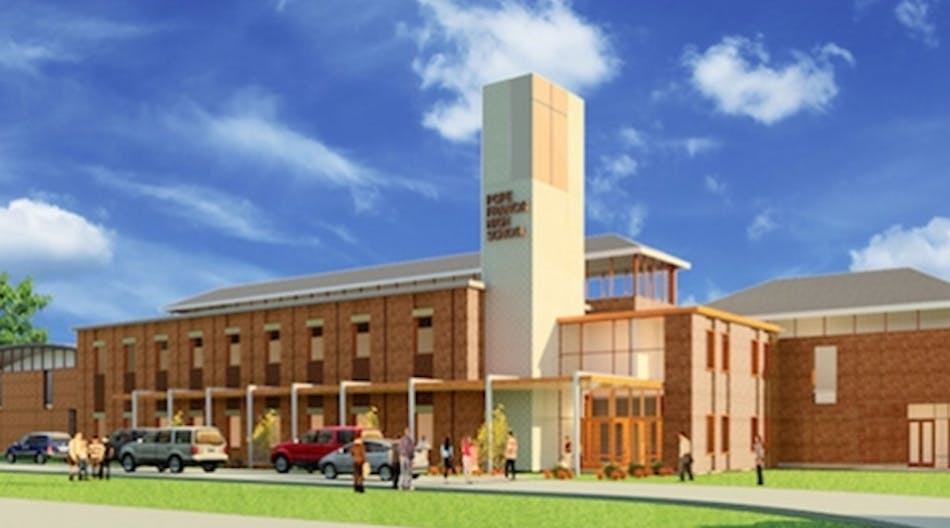 Rendering of Pope Francis High School, Springfield, Mass.