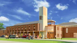 Rendering of Pope Francis High School Springfield Mass Rendering of Pope Francis High School Springfield Mass