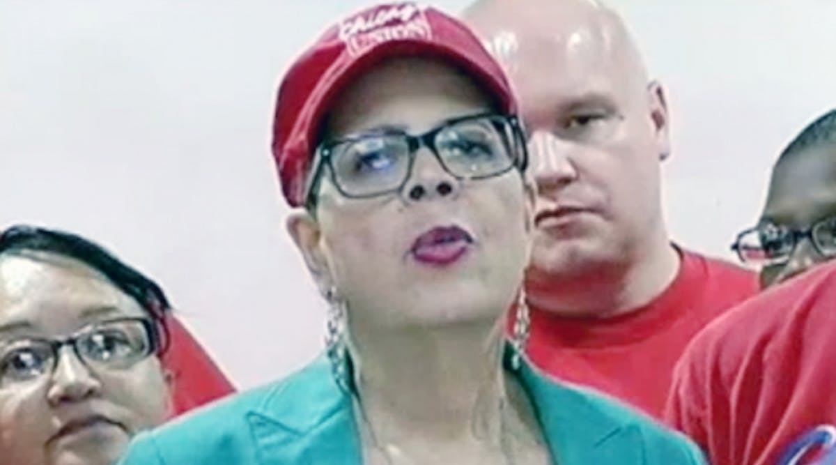Shortly before midnight Monday, Chicago Teacher Union President Karen Lewis announces a tentative contract agreement with the school board.