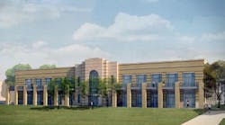 A rendering of plans for the Martin Center.