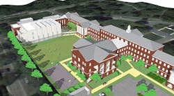 Rendering of plans for school at Delano Hall on the Walter Reed campus.