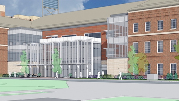 Rendering of plans for the Undergraduate Engineering and Technology Laboratory Building