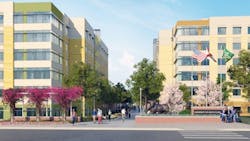 A rendering of plans for The Village which will provide housing for about 2000 students at the University of South Florida A rendering of plans for The Village which will provide housing for about 2000 students at the University of South Florida