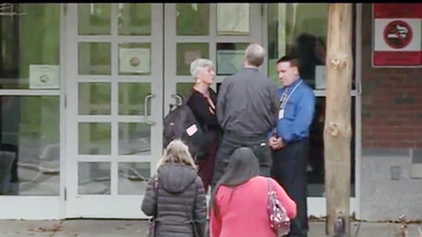 A memorial service was held Sunday at Sanderson Academy in Ashfield Mass for Summer Steele 9 a Sanderson student who died Friday in a school bus accident