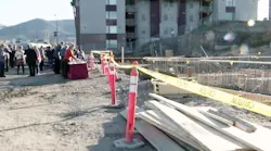 Work is underway on two apartment buildings to house students at Carroll College in Helena Mont