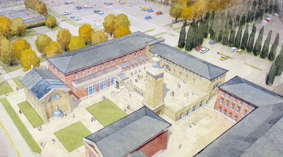 Rendering of Matthew and Joyce Walsh Family Hall of Architecture.