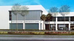 Rendering of plans for University of Southern Mississippi&apos;s Marine Research Center.