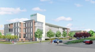 Rendering of plans for Collat School of Business facility.