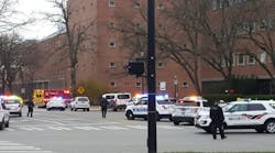 Police on the scene at Ohio State University.