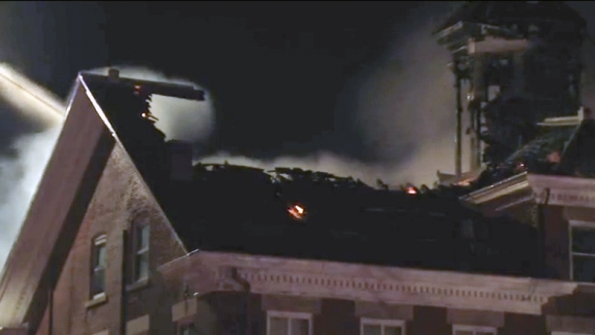 A fire in March heavily damaged the north building of the Visitation Complex at Loras College