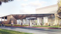 The Sustainability Center at California State University Northridge is scheduled to open in May 2017 The Sustainability Center at California State University Northridge is scheduled to open in May 2017