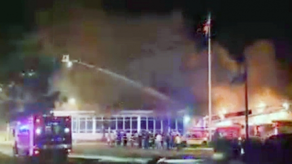 James Monroe Elementary was destroyed by fire in March 2014