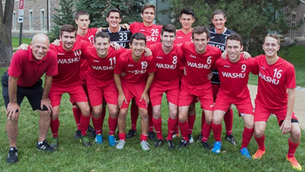Washington University39s men39s soccer team November 2016