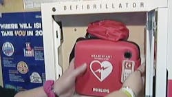 A newly enacted law in Massachusetts would require every school to have an automated external defibrillator A newly enacted law in Massachusetts would require every school to have an automated external defibrillator