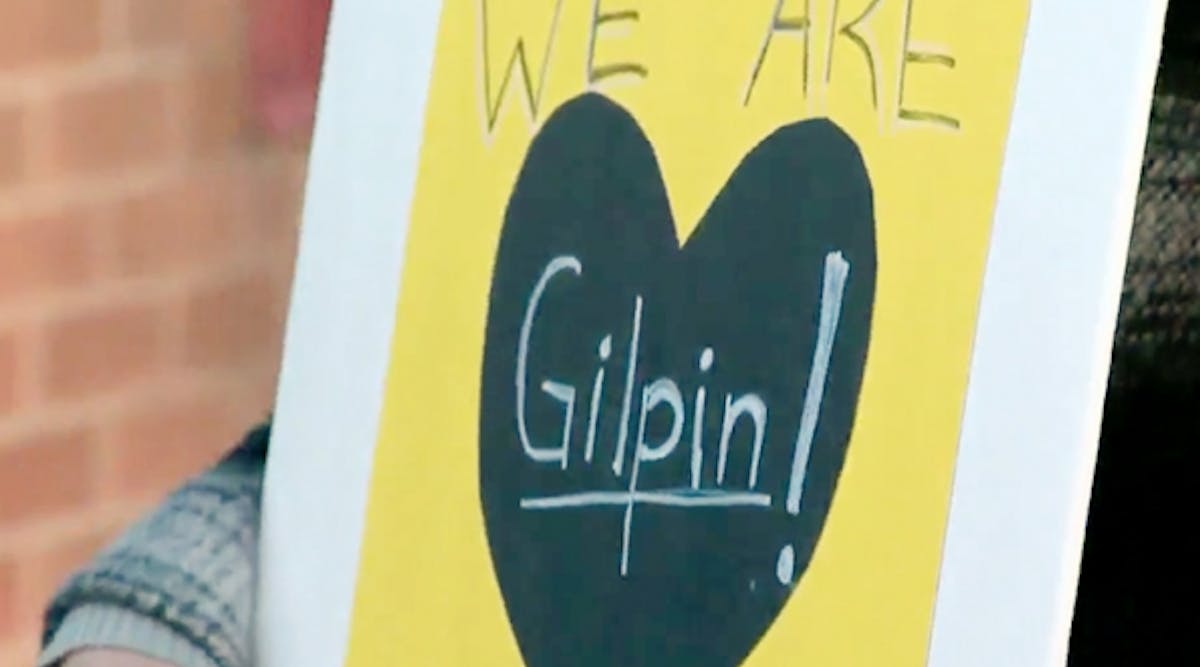 Parents protested the decision to close Gilpin Montessori School.