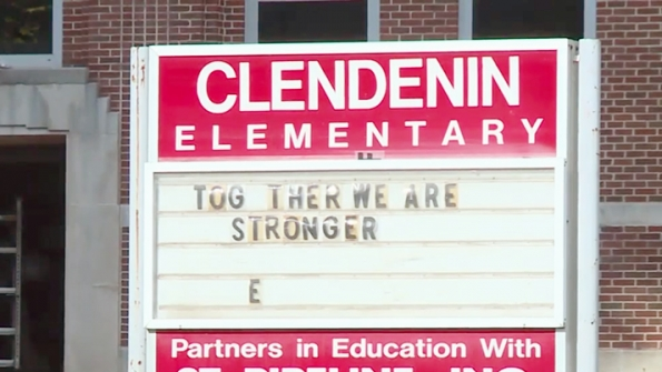 Flooding in June 2016 heavily damaged Clendenin Elementary School