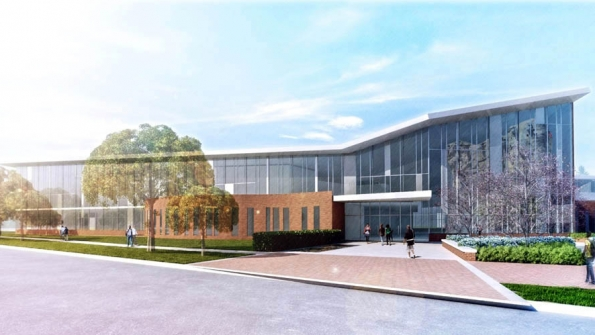 Rendering of planned recreation center at Jacksonville State University