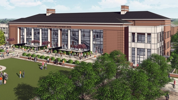 Rendering of BrownKopel Engineering Student Achievement Center