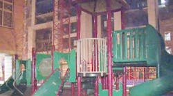 The playground at Ogden International Elementary School.