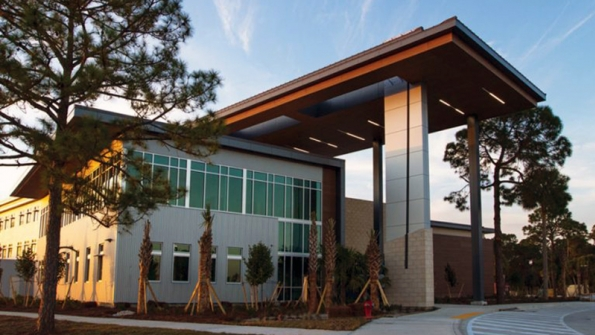 The first building has opened on Palm Beach State College39s Loxahatchee Groves campus