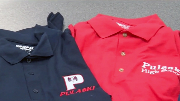 Shirts like these will be part of a required school uniform in Milwaukee Public Schools