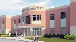 Rendering of plans for a new Camp Allen Elementary.