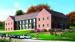 Rendering of business school facility planned at Park University Rendering of business school facility planned at Park University